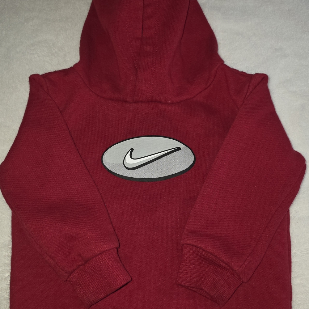 Boy's Nike Toddler Red Hoodie Size 12 Months